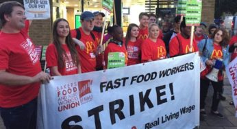 ‘McStrike’: Low-wage workers walkout in Britain