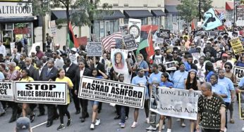 At Newark, N.J., protest: Police brutality, racism, inequality targeted
