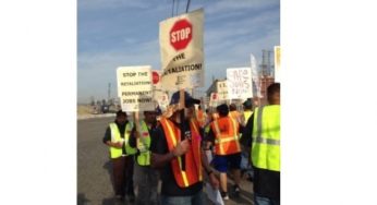 On the picket line
