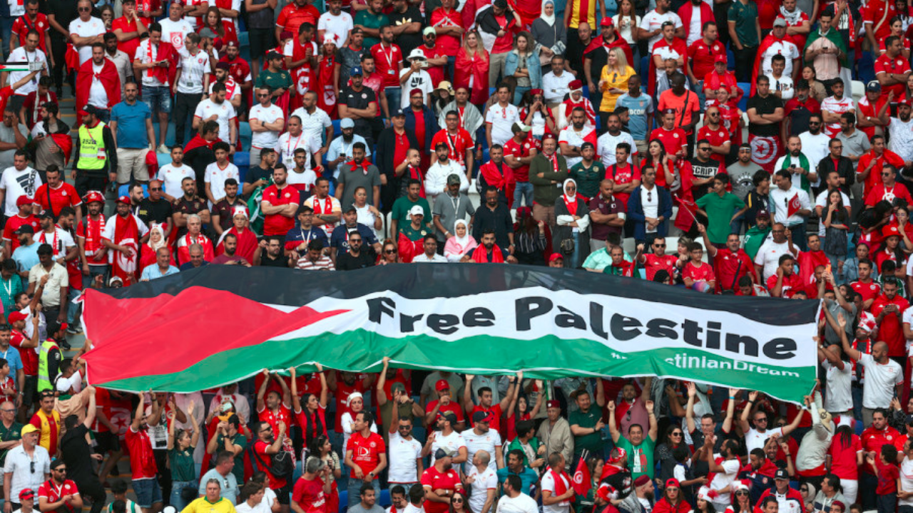 Qatar World Cup 2022: Why are there so many Palestinian flags?