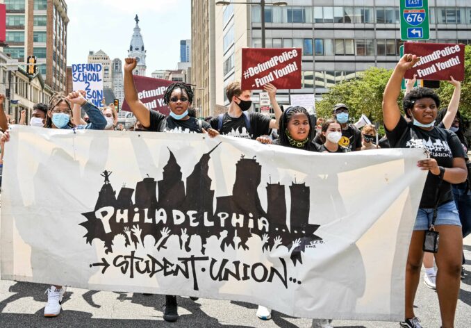 Students demand:  ‘Police-free schools!’