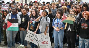 Philadelphia students walk out in support of Palestine