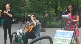 New York/ Community rallies for school bus struggles