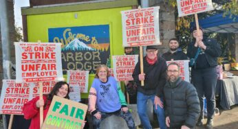 Portland grocery workers’ strike builds contract fight
