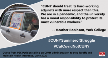 Labor union begins struggle against COVID-19 layoffs
