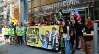 News conference protests media silence on illegal charges against Uhuru 3