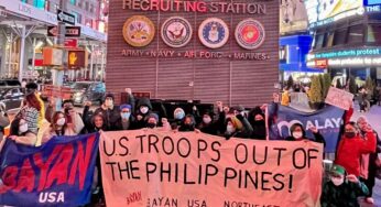 Protests demand U.S. military out of the Philippines