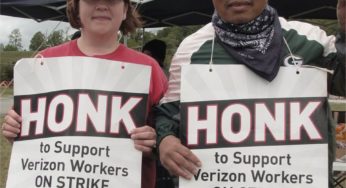 Verizon strikers fight for all workers