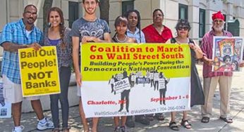 March on Wall Street South builds